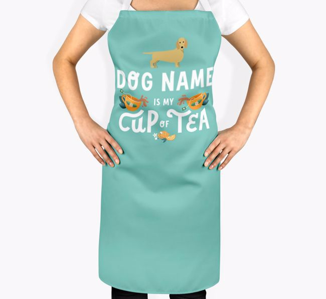 My Cup Of Tea: Personalized {breedFullName} Apron